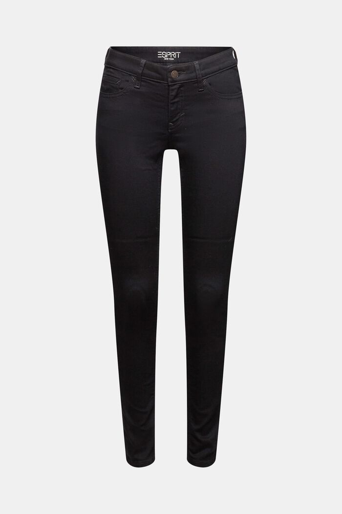 Skinny džíny s nízkým sedem, BLACK RINSE, detail image number 7