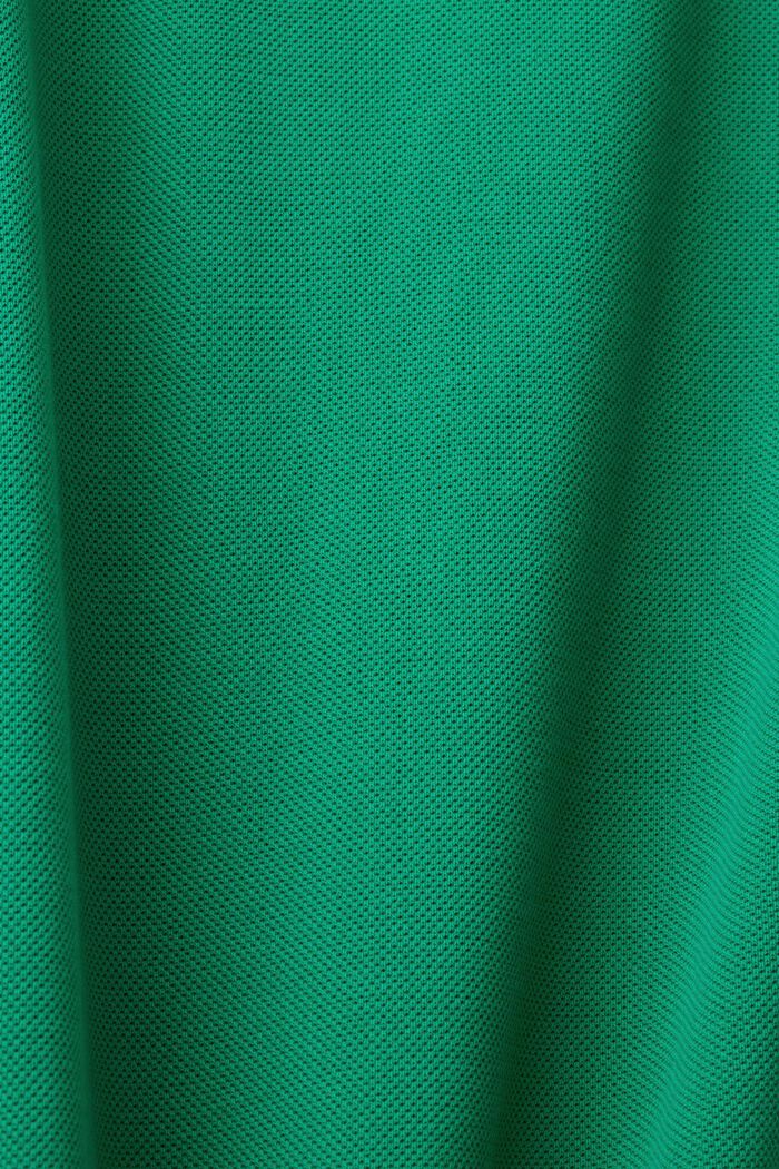 Polo tričko z bavlněného piké, GREEN, detail image number 5