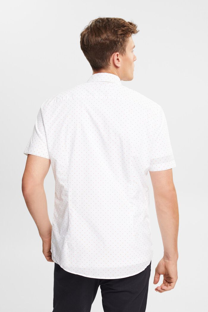 Košile s puntíkovaným vzorem, OFF WHITE, detail image number 4