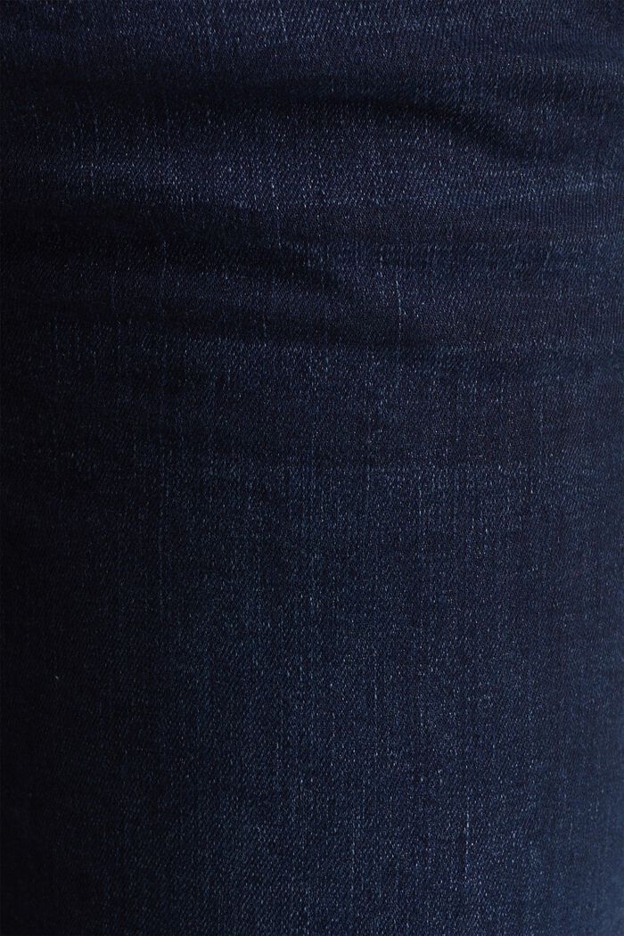 Strečové džíny s pásem nad bříško, DARK WASHED, detail image number 2