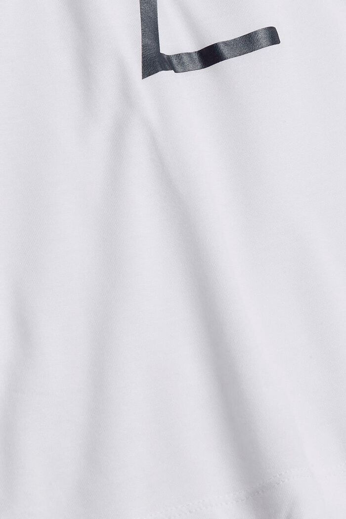 Tričko s potiskem, z LENZING™ ECOVERO™, WHITE, detail image number 4