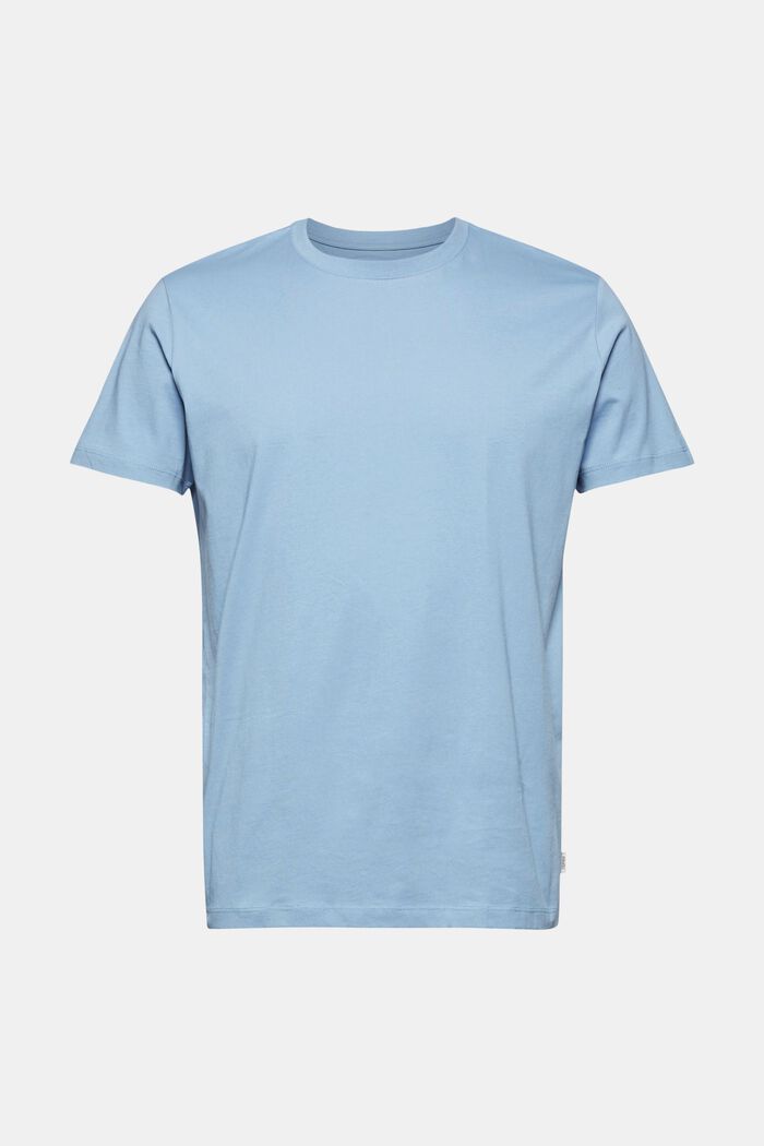 Tričko z žerzeje ze 100% bio bavlny, GREY BLUE, detail image number 0