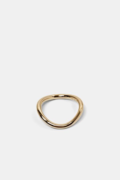 Zvlněný prsten ze zlata