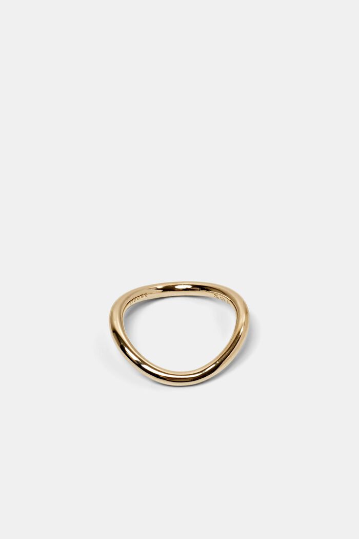 Zvlněný prsten ze zlata, GOLD, detail image number 0