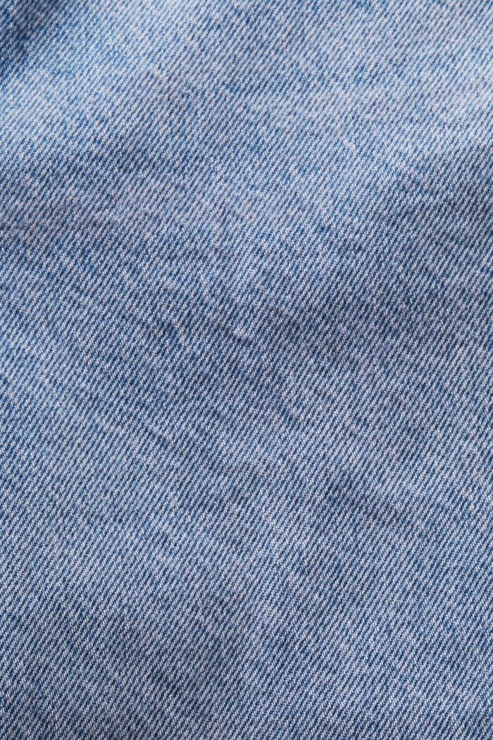 Retro džíny s rovnými straight nohavicemi a vysokým pasem, BLUE LIGHT WASHED, detail image number 5