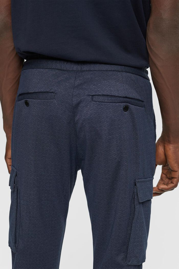 Joggingové kalhoty v cargo stylu, BLUE, detail image number 4