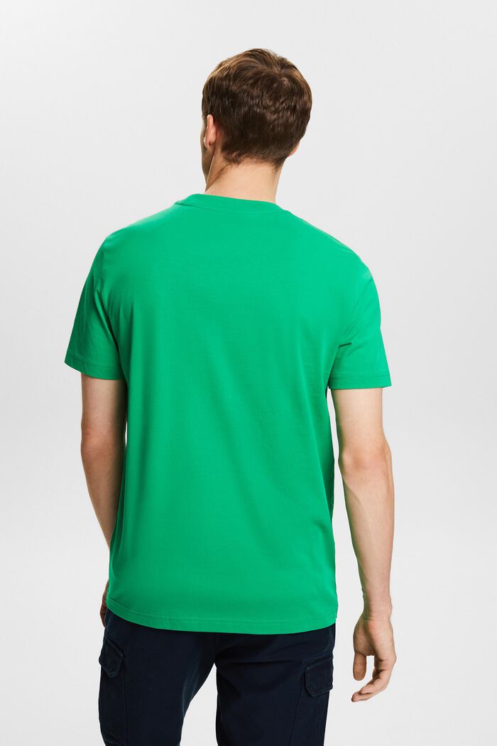 Žerzejové tričko s kulatým výstřihem, NEW GREEN, detail image number 3
