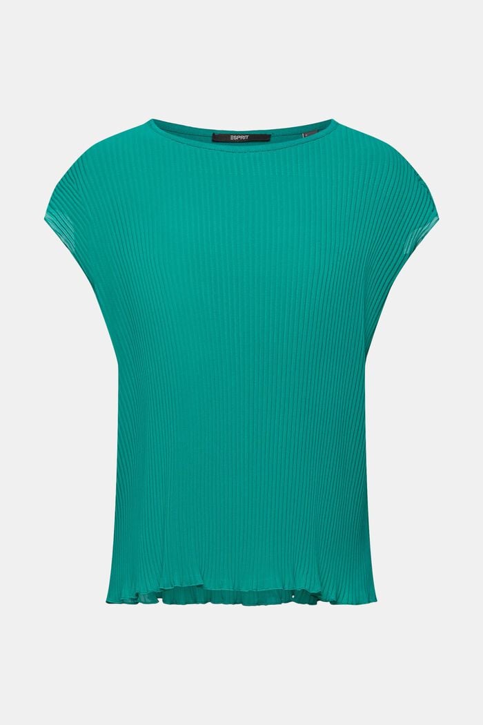 Plisované tričko, EMERALD GREEN, detail image number 6