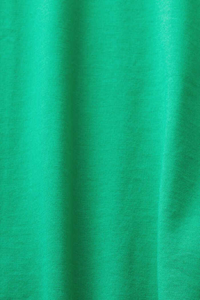 Tričko s vyšitým logem, bavlna pima, GREEN, detail image number 5