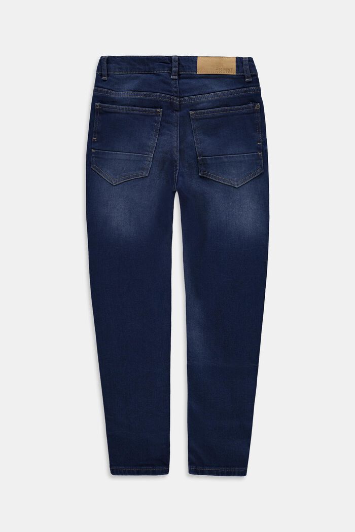 Ležérní džíny s nastavitelným pasem, BLUE DARK WASHED, detail image number 1