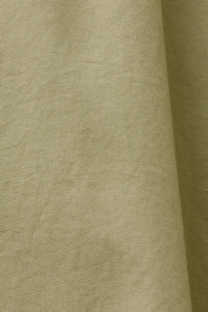 Bavlněná košile se stojáčkem, LIGHT GREEN, detail image number 5