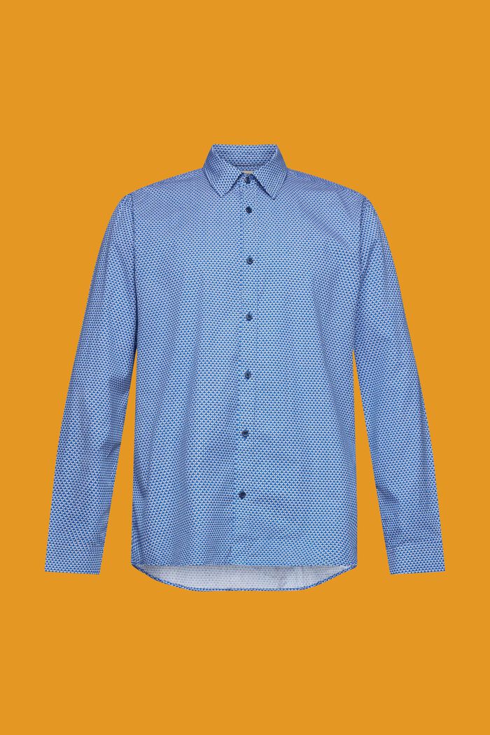 Košile se střihem Slim Fit a vzorem po celé ploše, BLUE, detail image number 6