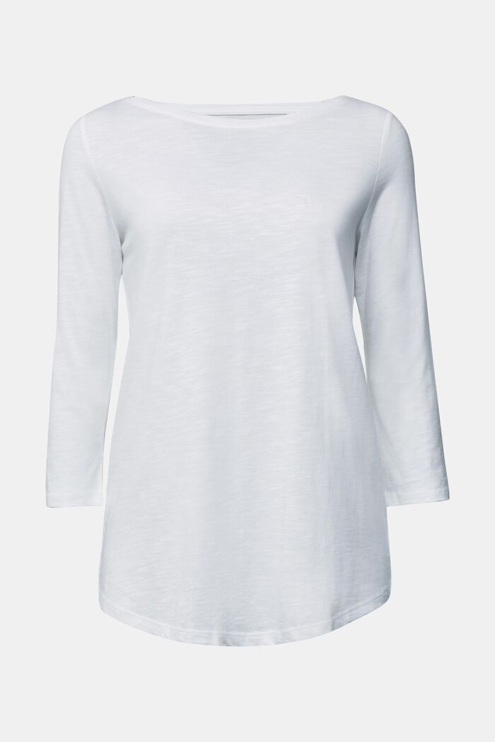 Žerzejové tričko s bio bavlnou, WHITE, detail image number 0