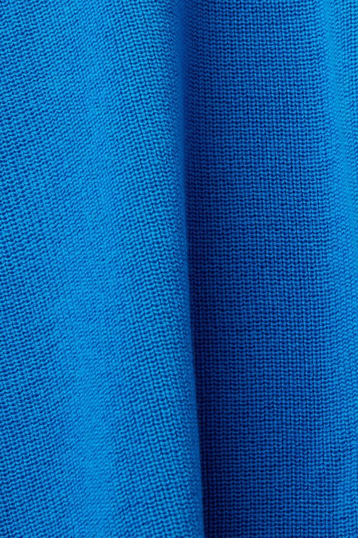 Pulovr s netopýřími rukávy, 100 % bavlna, BLUE, detail image number 4