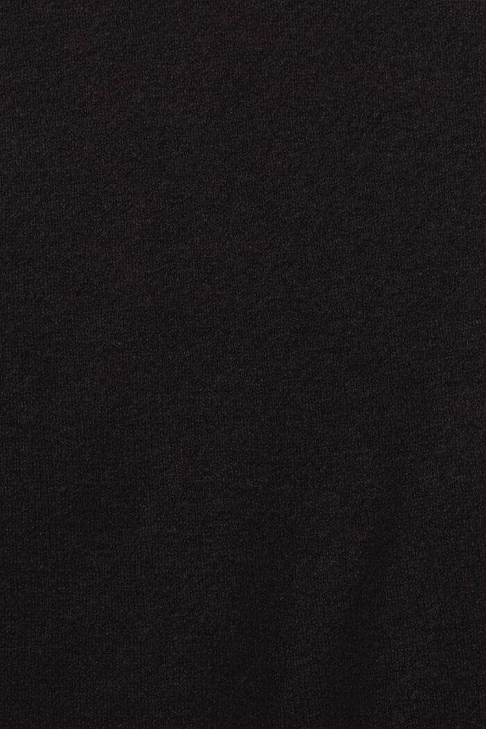 Pletená vesta ze směsi s vlnou, BLACK, detail image number 5