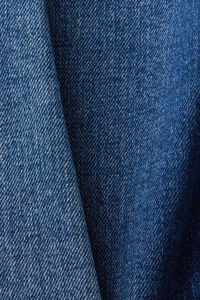 Zúžené džíny z recyklované bavlny, BLUE MEDIUM WASHED, detail image number 6