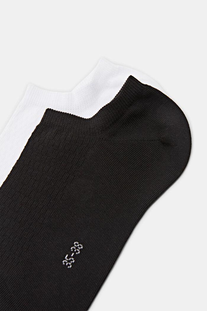Nízké ponožky, balení 2 ks, BLACK/WHITE, detail image number 2