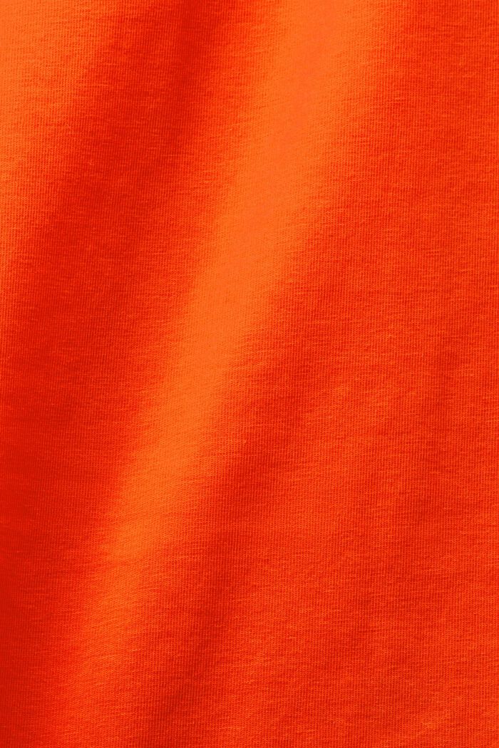 Tričko s lodičkovým výstřihem, BRIGHT ORANGE, detail image number 5
