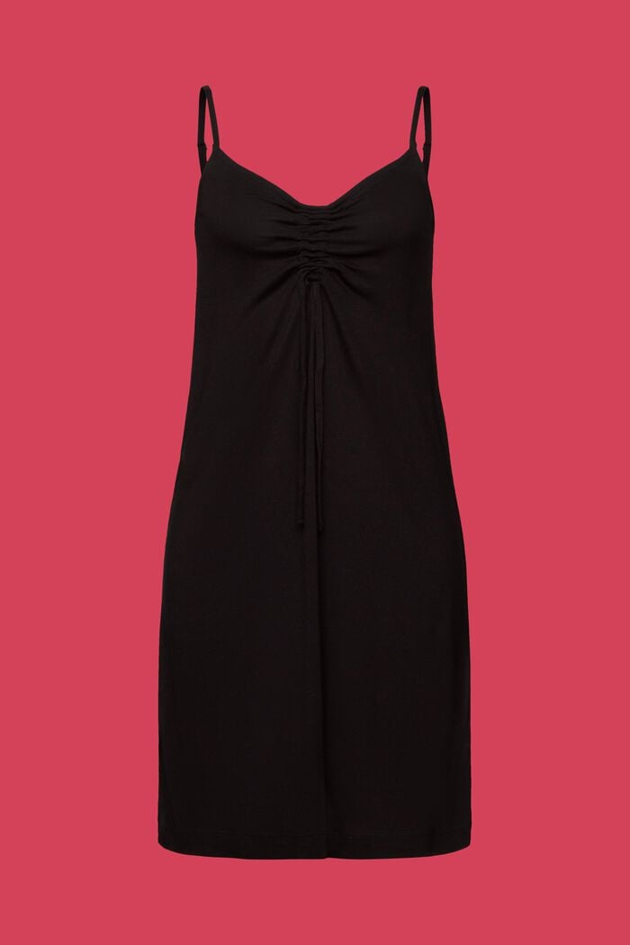 Vzorované žerzejové šaty, BLACK, detail image number 6