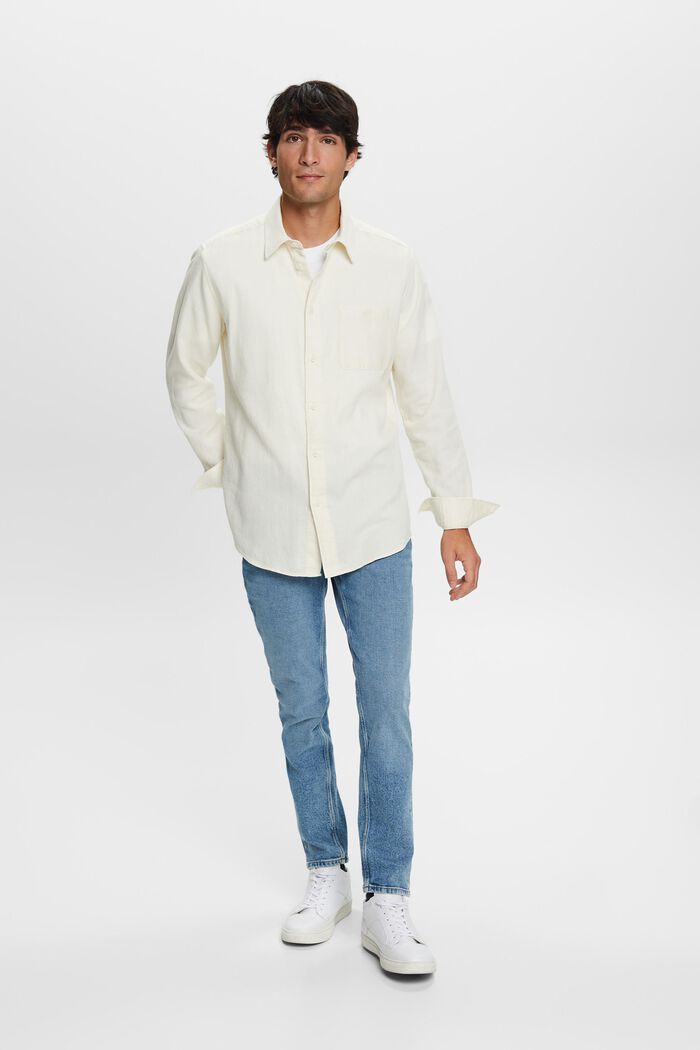 Košile Slim Fit se strukturou, 100% bavlna, ICE, detail image number 1