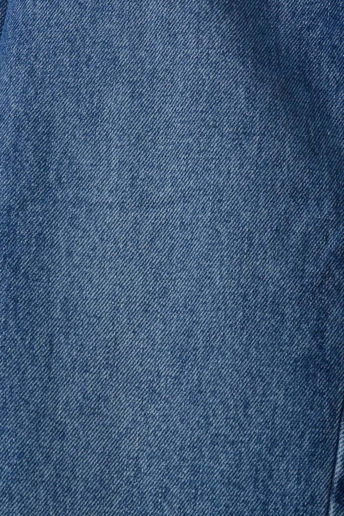 Zkrácené rozšířené strečové džíny, střední pas, BLUE MEDIUM WASHED, detail image number 1