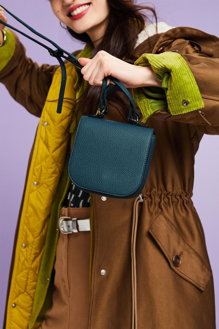 Mini kabelka přes rameno, PETROL BLUE, detail image number 4