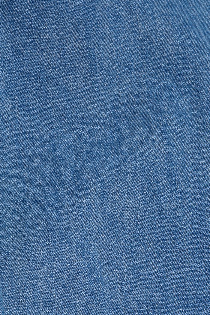 Strečové džíny s detailem zipu, BLUE MEDIUM WASHED, detail image number 4