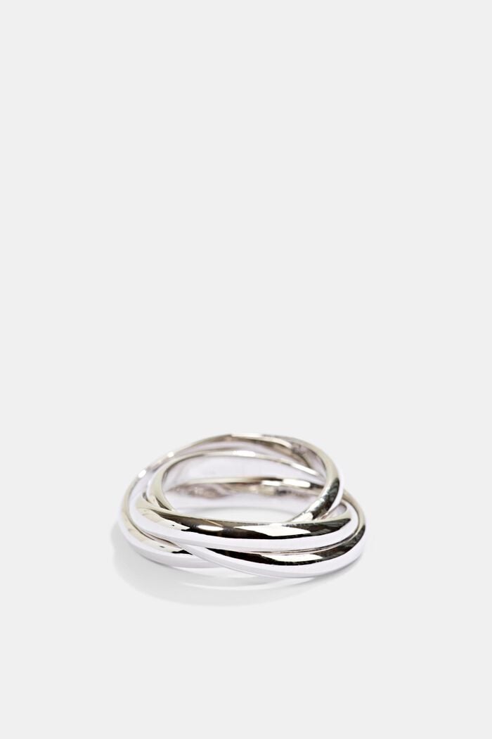 Trojdílný prsten ze sterlingového stříbra, SILVER, detail image number 0