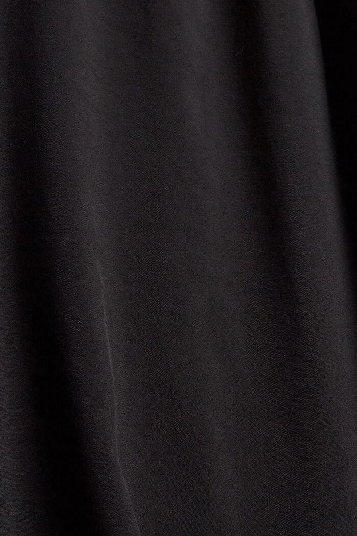 Šaty s háčkovanou krajkou, LENZING™ ECOVERO™, BLACK, detail image number 4