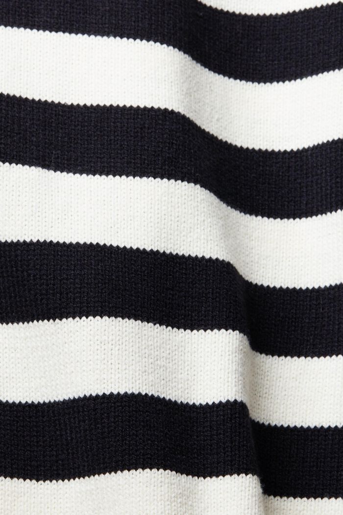 Pletený pulovr se zipem u krku, OFF WHITE COLORWAY, detail image number 4