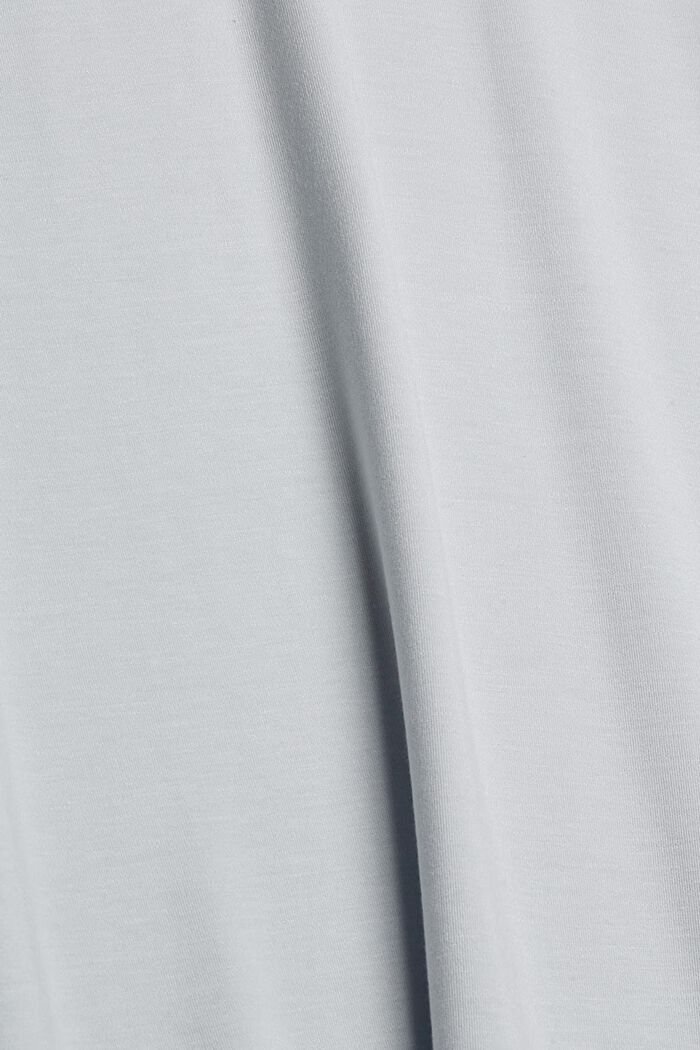 TENCEL™: žerzejové šaty s rolákem, PASTEL GREY, detail image number 1