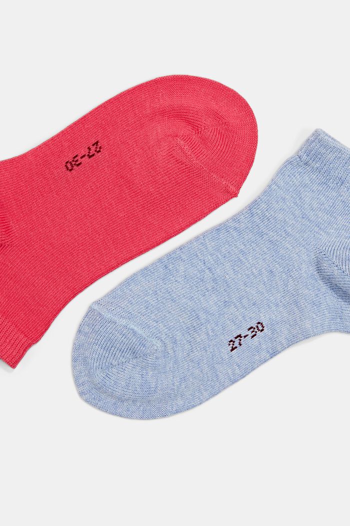 Jednobarevné ponožky, směs s bio bavlnou, 5 párů v balení, ROSE COLORWAY, detail image number 1