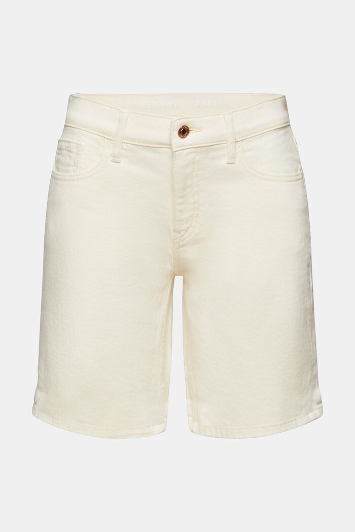 Retro klasické džínové šortky, střední výška pasu, OFF WHITE, detail image number 7