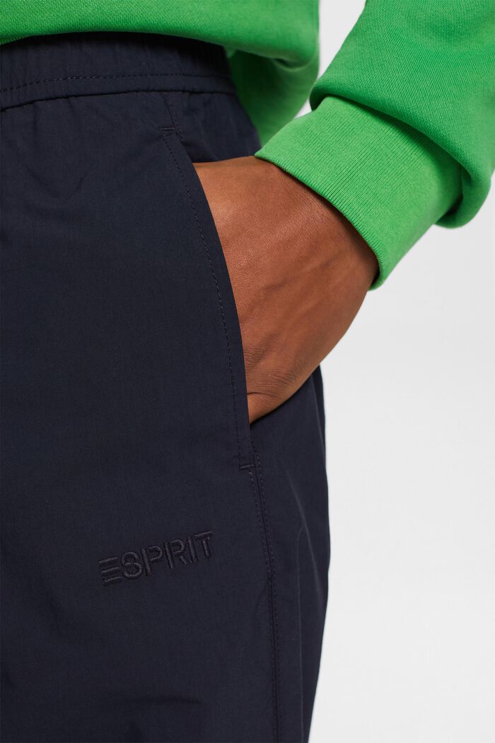 Kalhoty bez zapínání, směs s bavlnou, NAVY, detail image number 2