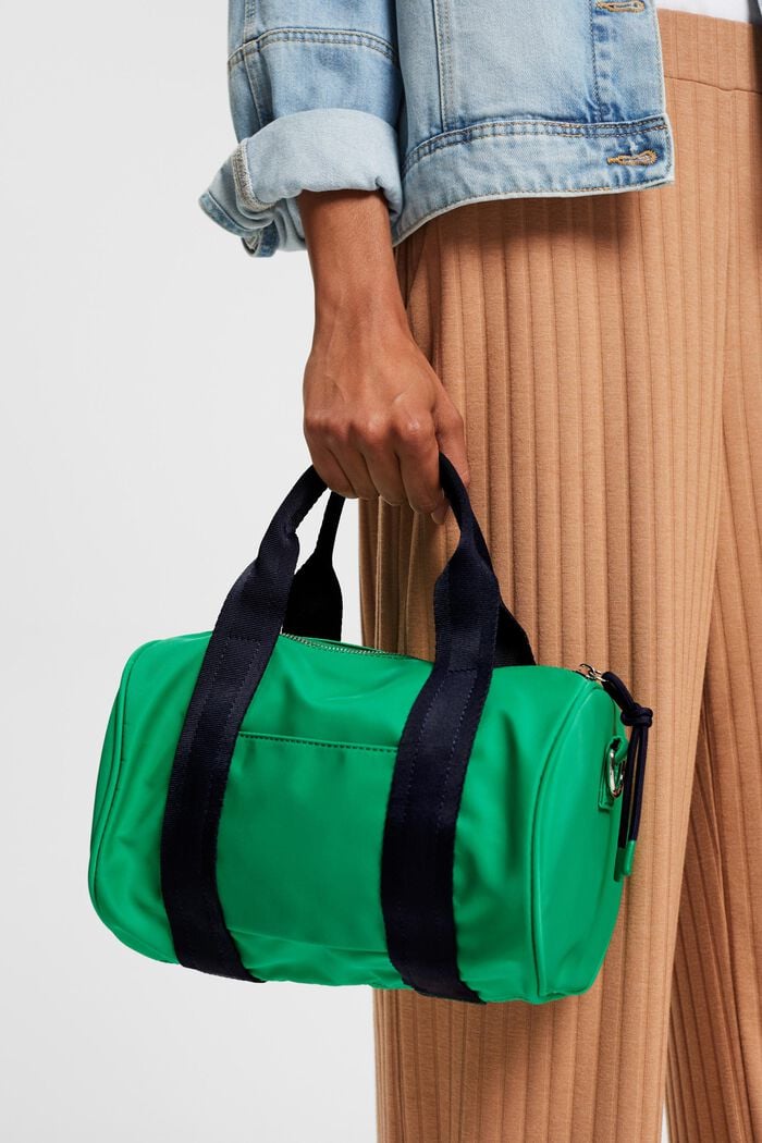 Mini cestovní taška ve stylu duffle bag, GREEN, detail image number 3