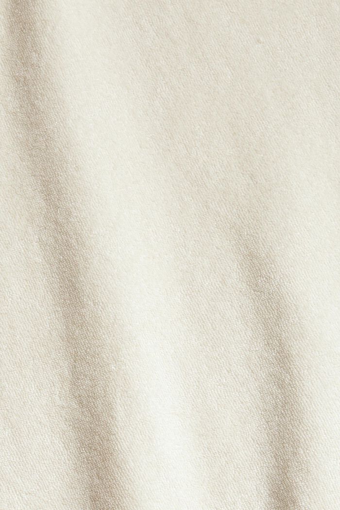Froté polokošile ze 100% bavlny, CREAM BEIGE, detail image number 4