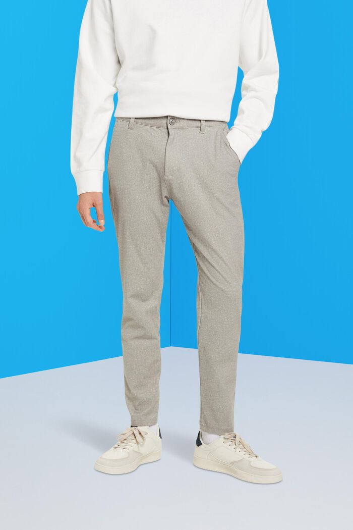 Elegantní kalhoty v joggingovém stylu, MEDIUM GREY, detail image number 0