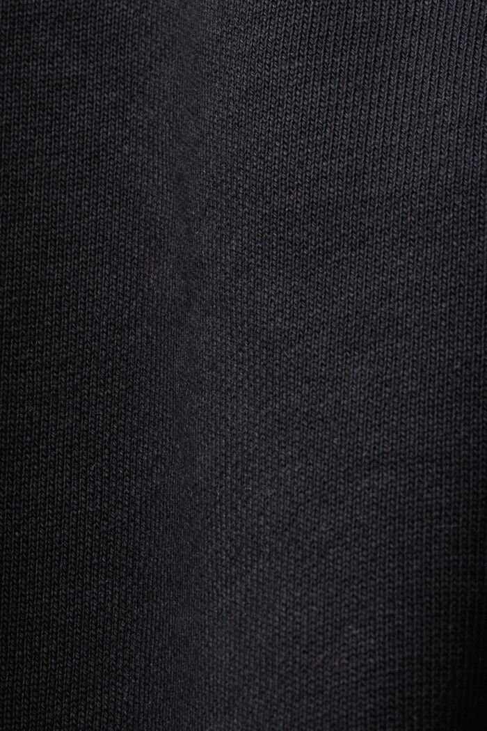 Mikina s kapucí a potiskem, 100% bavlna, BLACK, detail image number 4