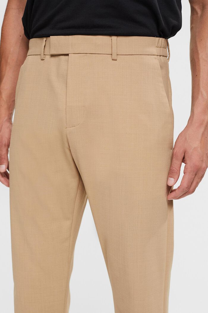 WAFFLE STRUCTURE mix + match kalhoty, BEIGE, detail image number 0