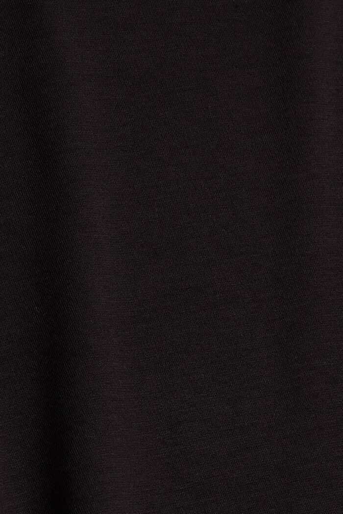 Domácí šaty z materiálu LENZING™ ECOVERO™, BLACK, detail image number 4