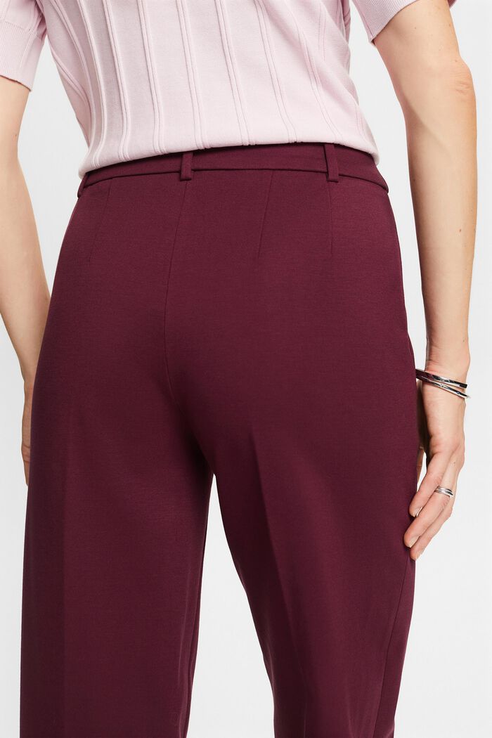 SPORTY PUNTO mix & match kalhoty s rovnými nohavicemi, AUBERGINE, detail image number 2
