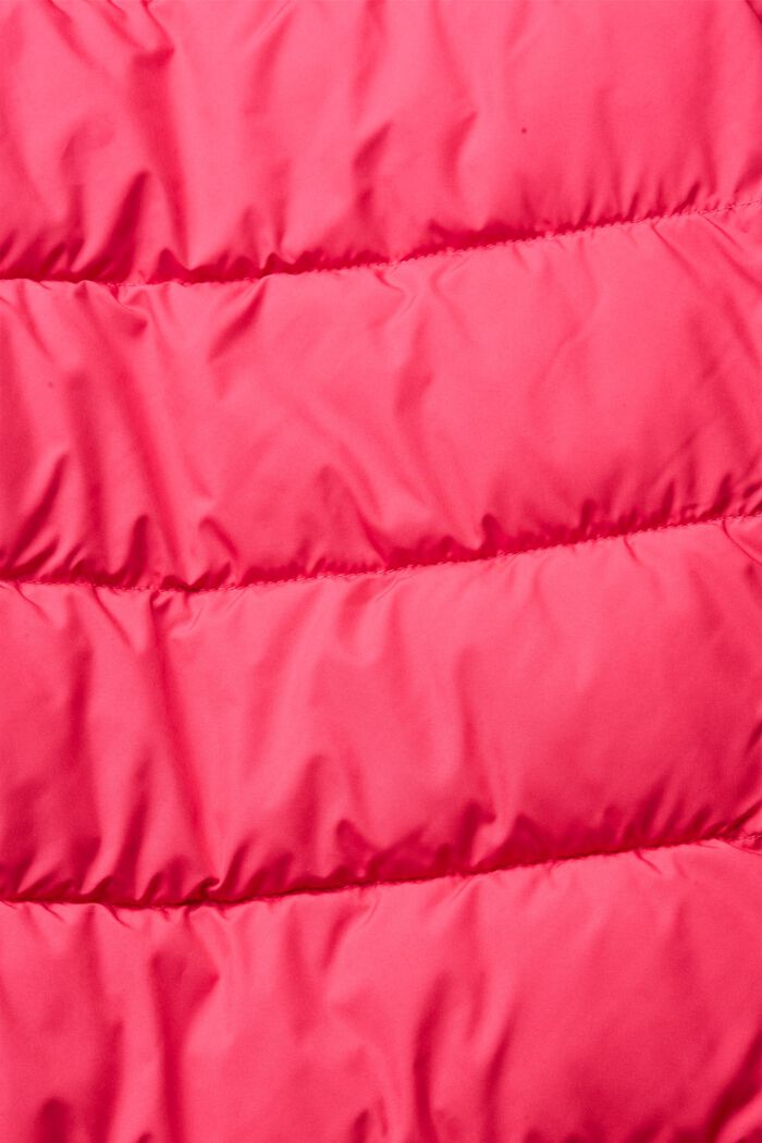 Prošívaná bunda s kontrastní podšívkou, PINK FUCHSIA, detail image number 1
