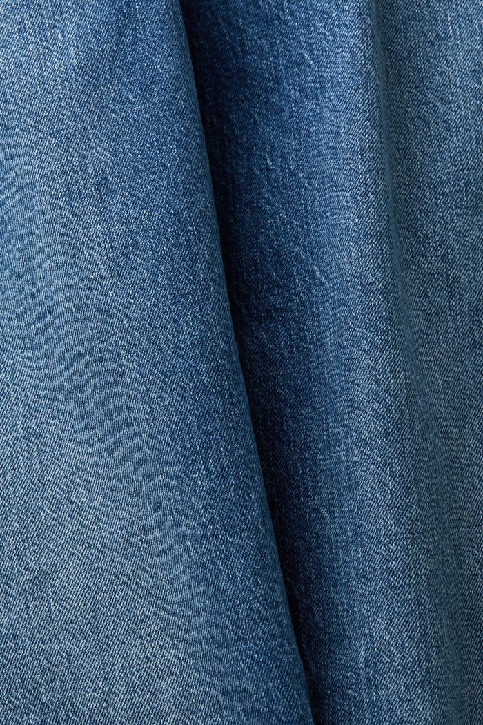 Retro pohodlné džíny se středně vysokým pasem, BLUE MEDIUM WASHED, detail image number 5