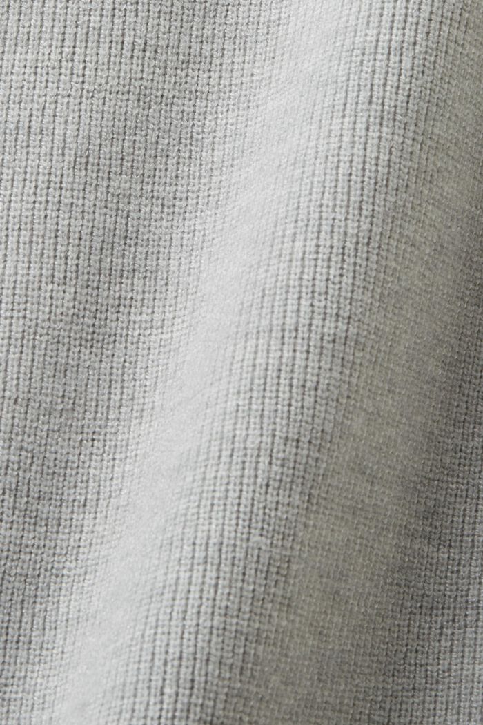 Midi sukně z žebrované pleteniny, LIGHT GREY, detail image number 5