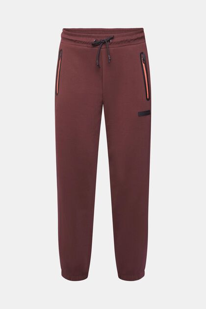 Hybridní joggingové kalhoty, LENZING™ ECOVERO™, BORDEAUX RED, overview