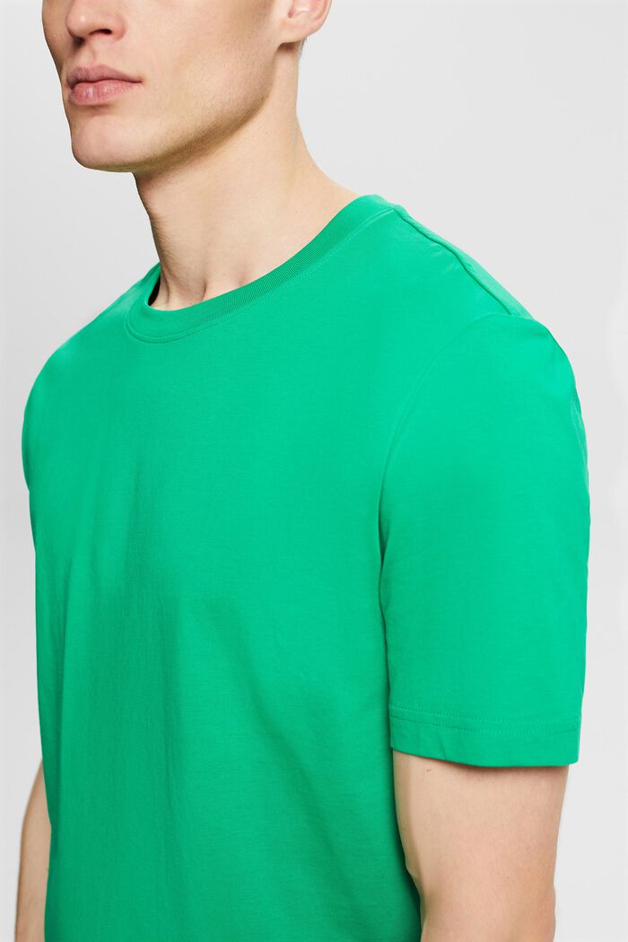 Žerzejové tričko z bio bavlny, GREEN, detail image number 3