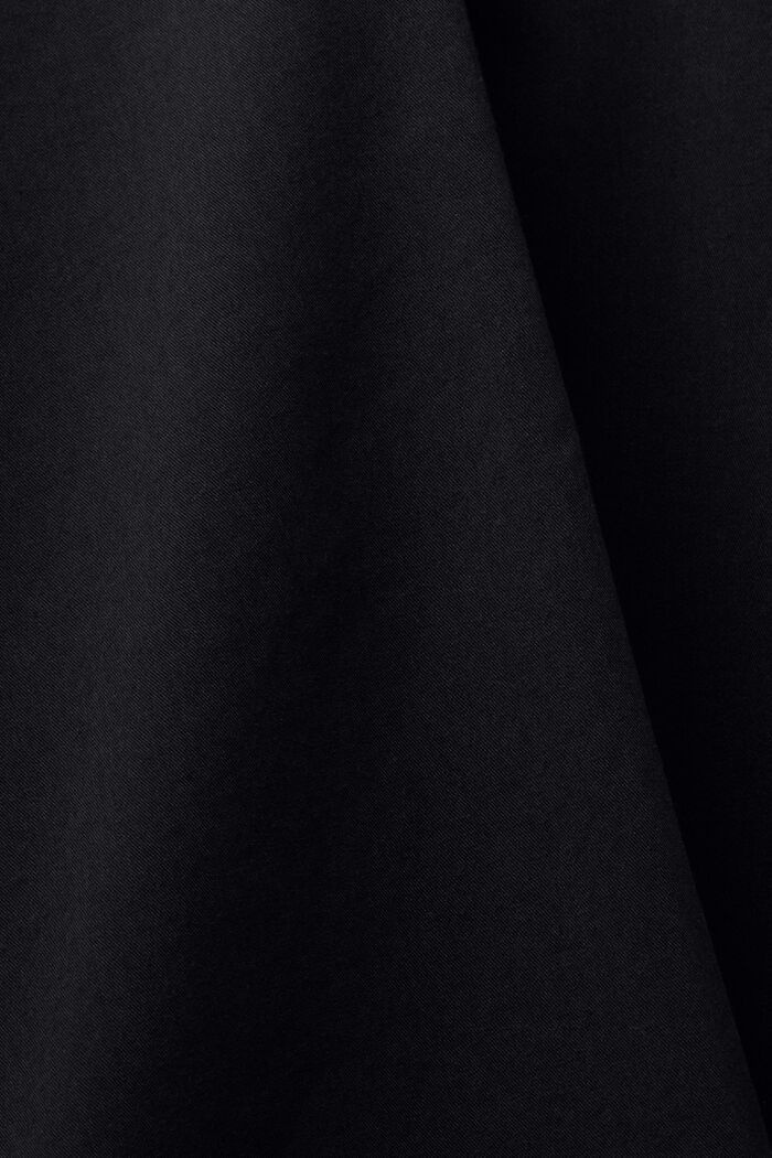Oversize košile s propínacím límcem, BLACK, detail image number 6