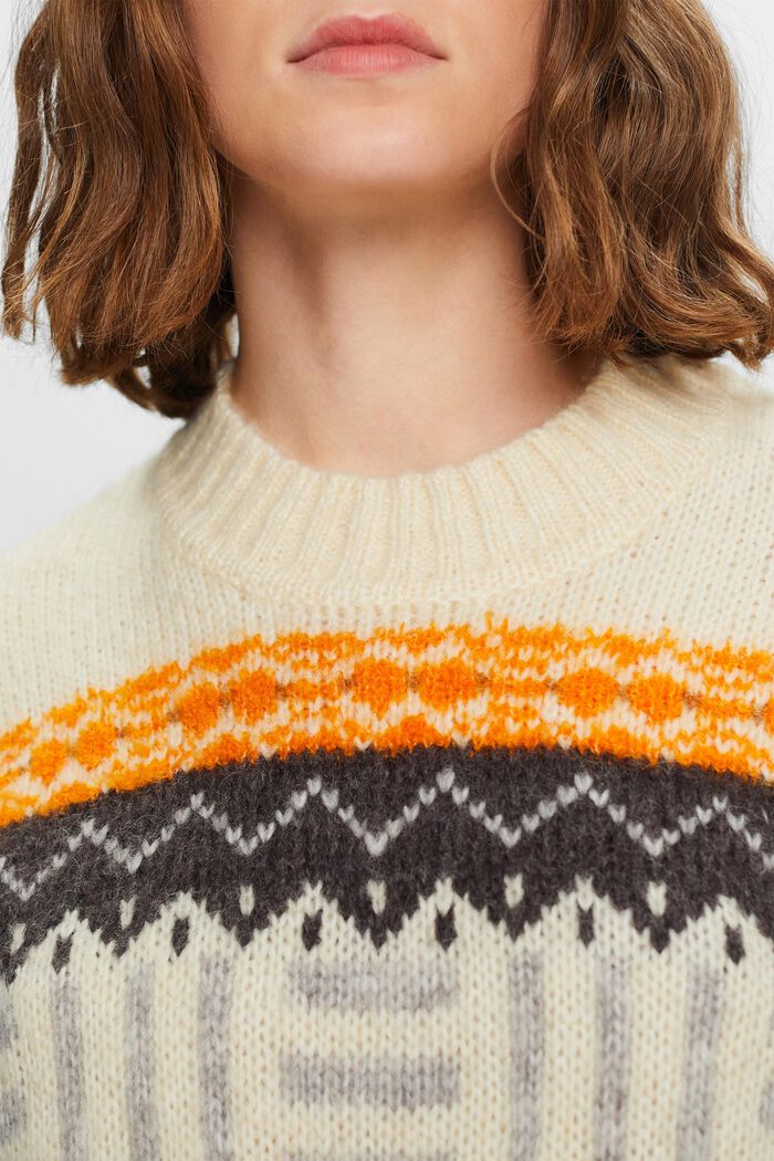 Žakárový pulovr s kulatým výstřihem, ICE, detail image number 1