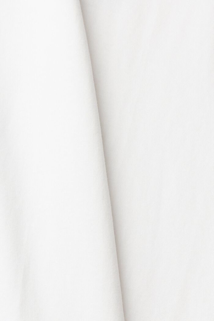 Dlouhé tričko s postranním rozparkem, OFF WHITE, detail image number 5