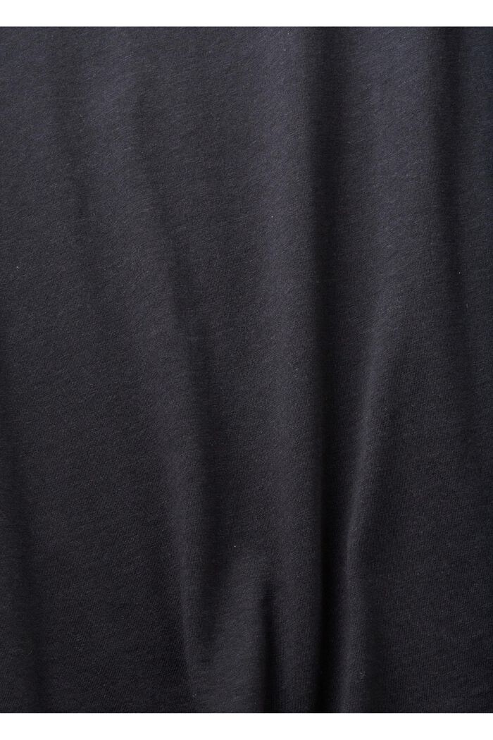 Tričko s ohrnovacími rukávy, BLACK, detail image number 5